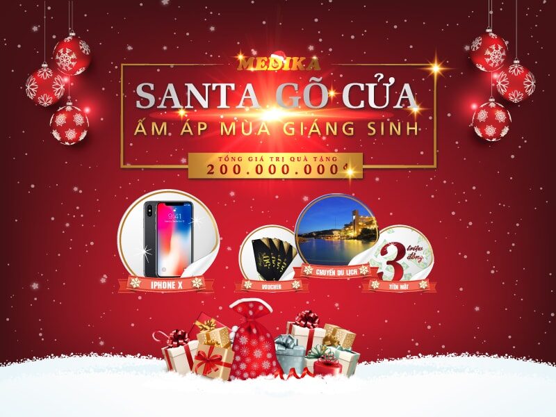 santa gõ cửa