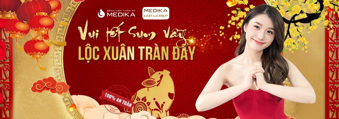 Vui tết sum vầy - Lộc xuân tràn đầy ở Bệnh viện thẩm mỹ MEDIKA Banner ngang
