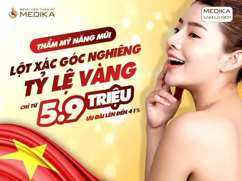 Thẩm mỹ nâng mũi - Lột xác góc nghiên - Tỷ lệ vàng 2/9