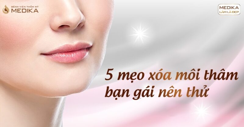 5 cách xóa thâm môi nam nữ nhất định bạn phải thử