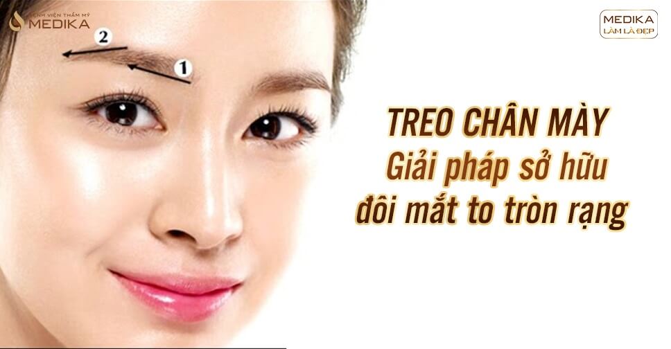 Treo chân mày ở đâu đẹp có tác dụng gì?