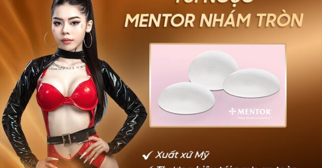 Nâng ngực Mentor nhám tròn